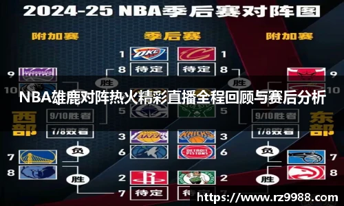 NBA雄鹿对阵热火精彩直播全程回顾与赛后分析